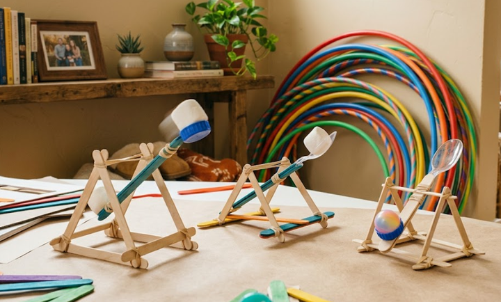 science experiments popsticle catapult kids